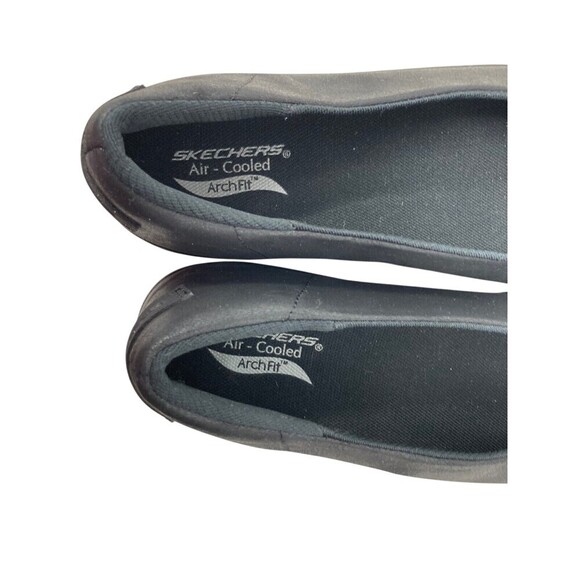 Skechers Loafer Shoe Women's Size US 8.5 Arch Fit Uplift Comfy Zone Flat Black - Picture 9 of 11